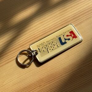 Vintage 70’s NASA Kennedy Space Center’s Space Port USA Keychain
